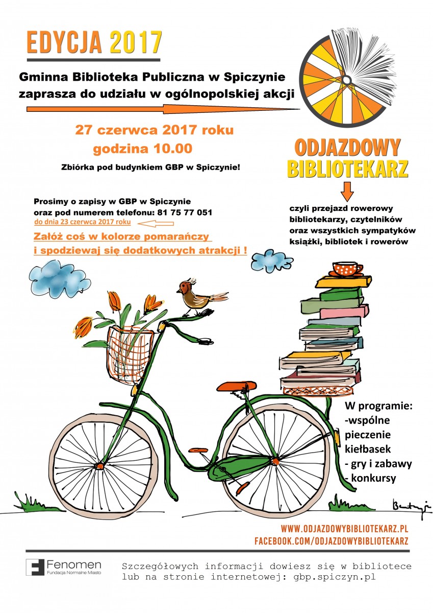 RAJD ROWEROWY - ODJAZDOWY BIBLIOTEKARZ — zdjęcie 1