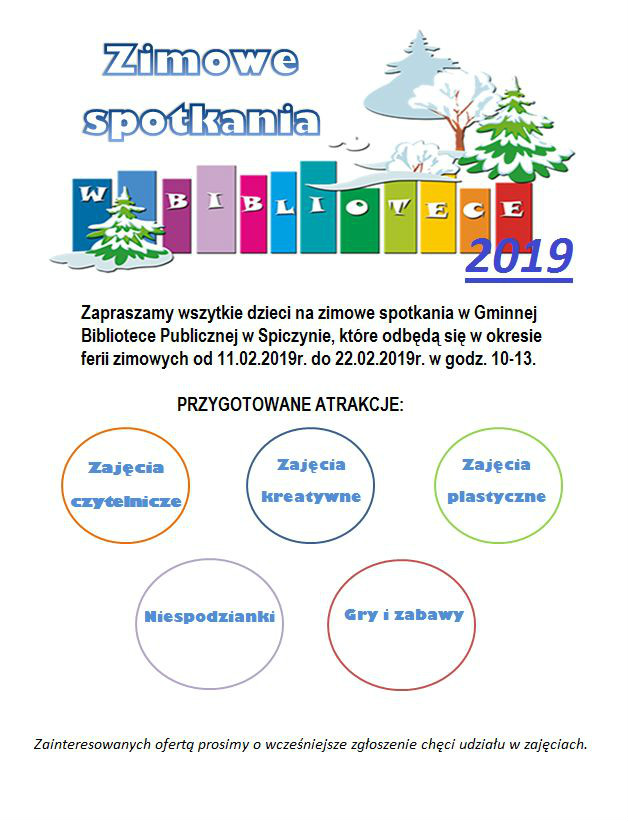 Zimowe spotkania w bibliotece — zdjęcie 1