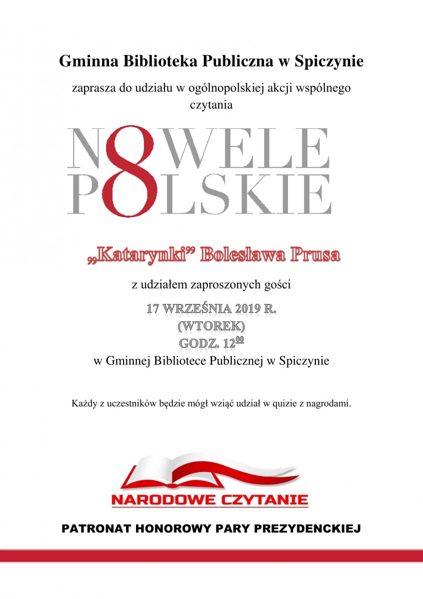 Narodowe Czytanie — zdjęcie 1