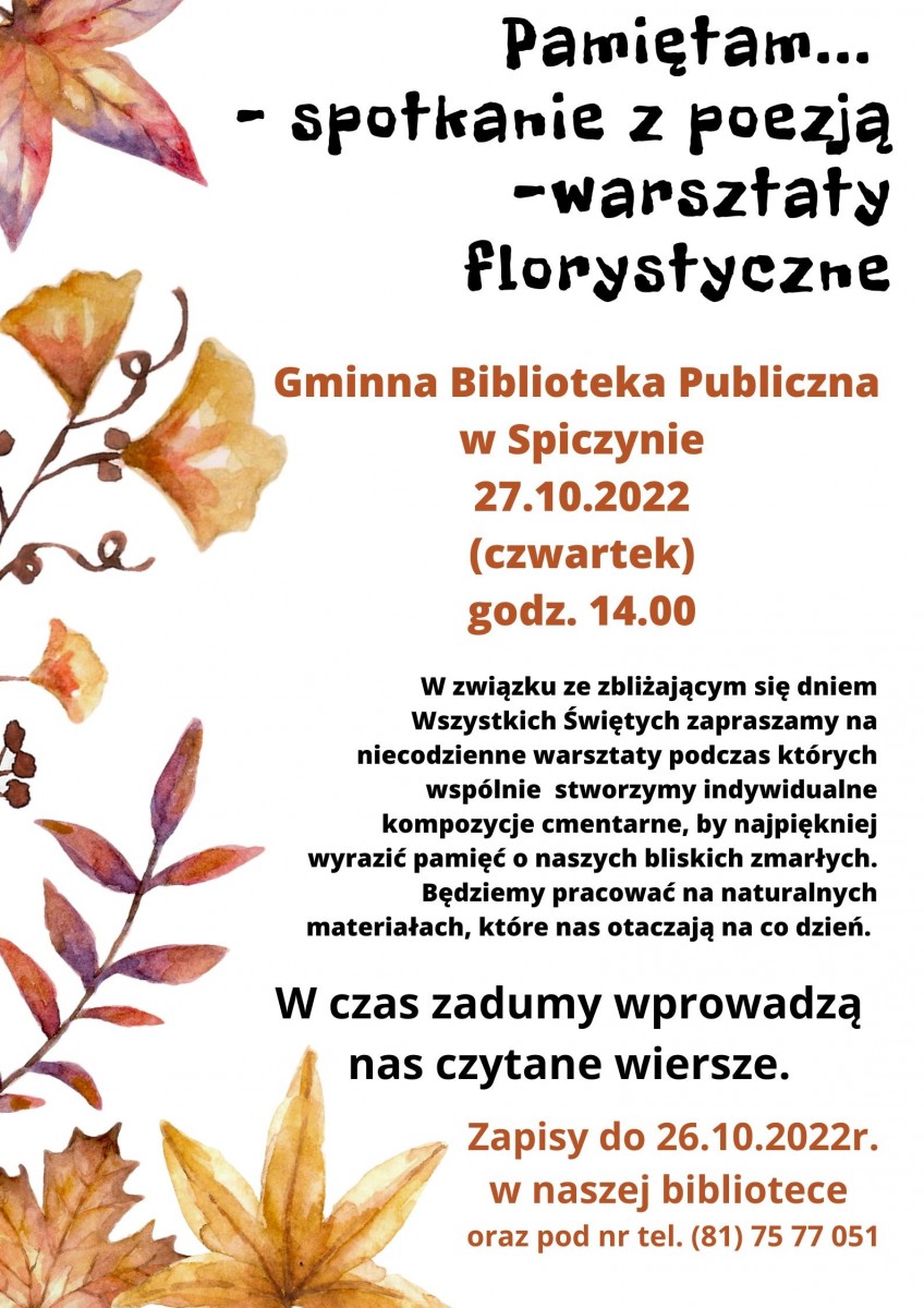 Spotkanie z poezją — zdjęcie 1