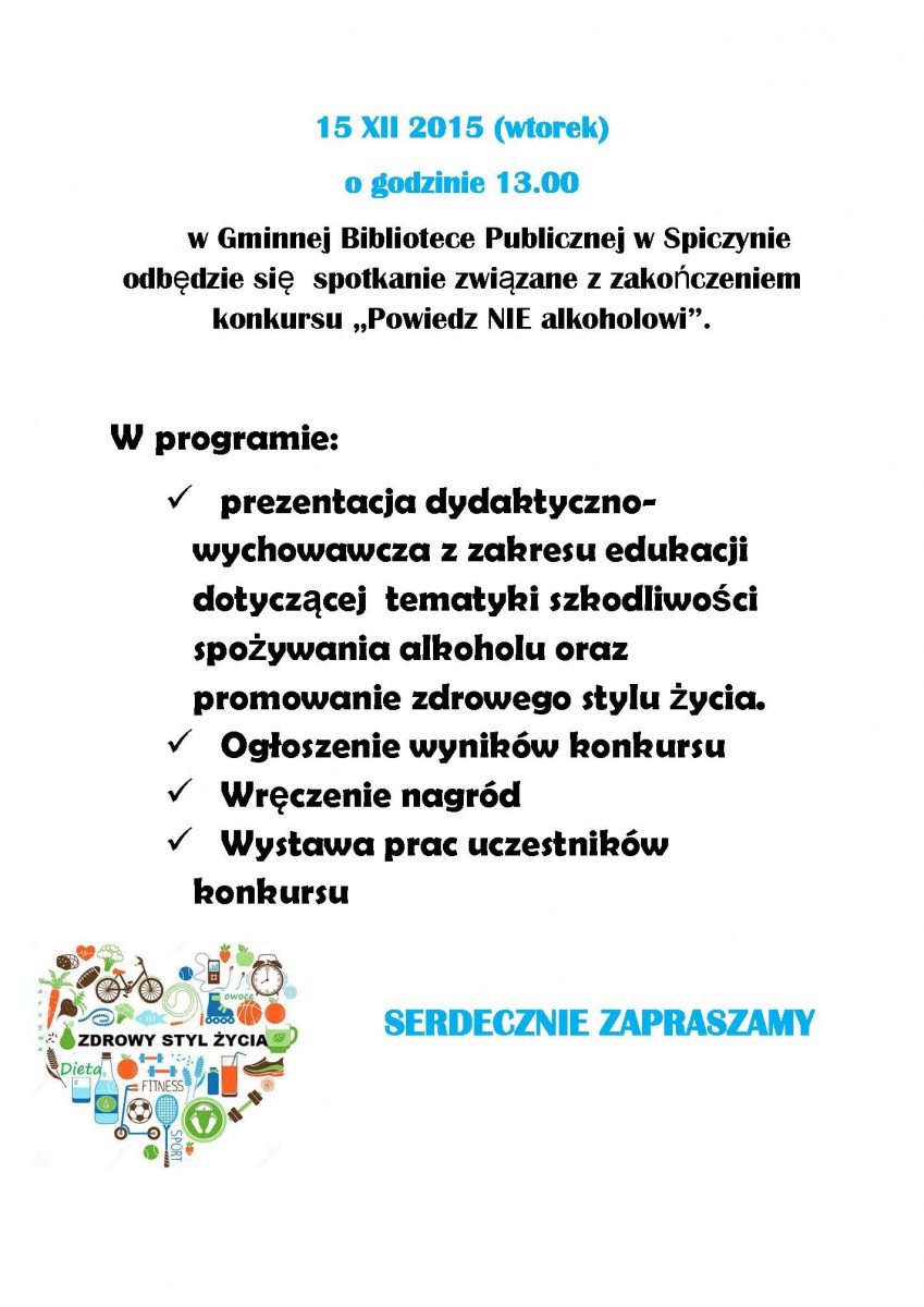 „Powiedz NIE alkoholowi” — zdjęcie 1