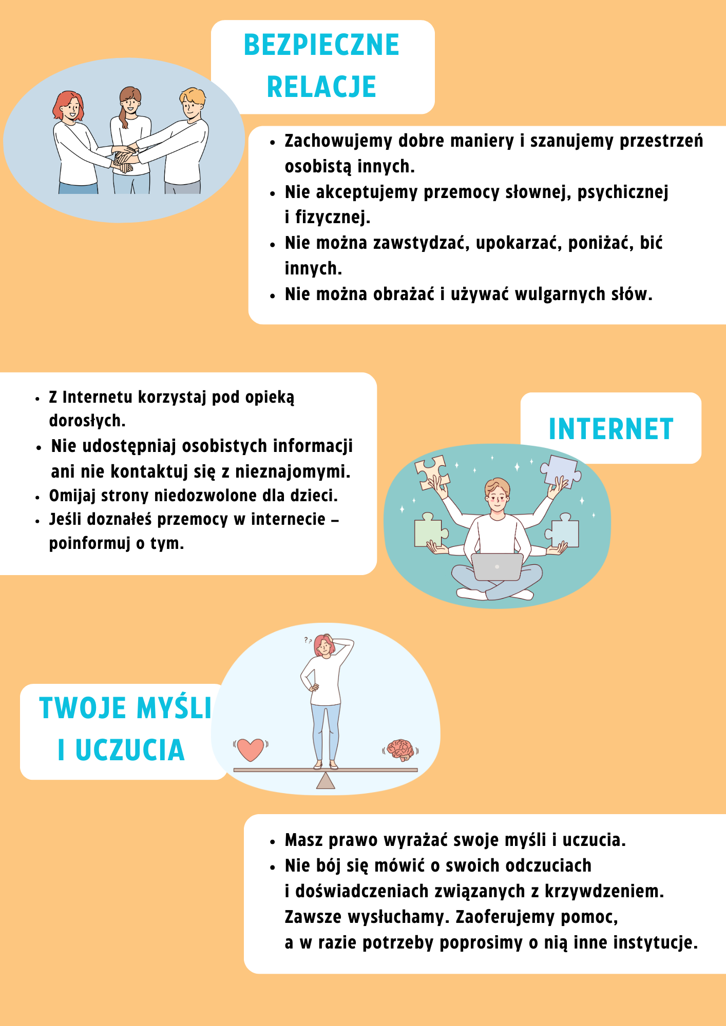 Standardy ochrony małoletnich w Gminnej Bibliotece Publicznej w Spiczynie - wersja dla dzieci